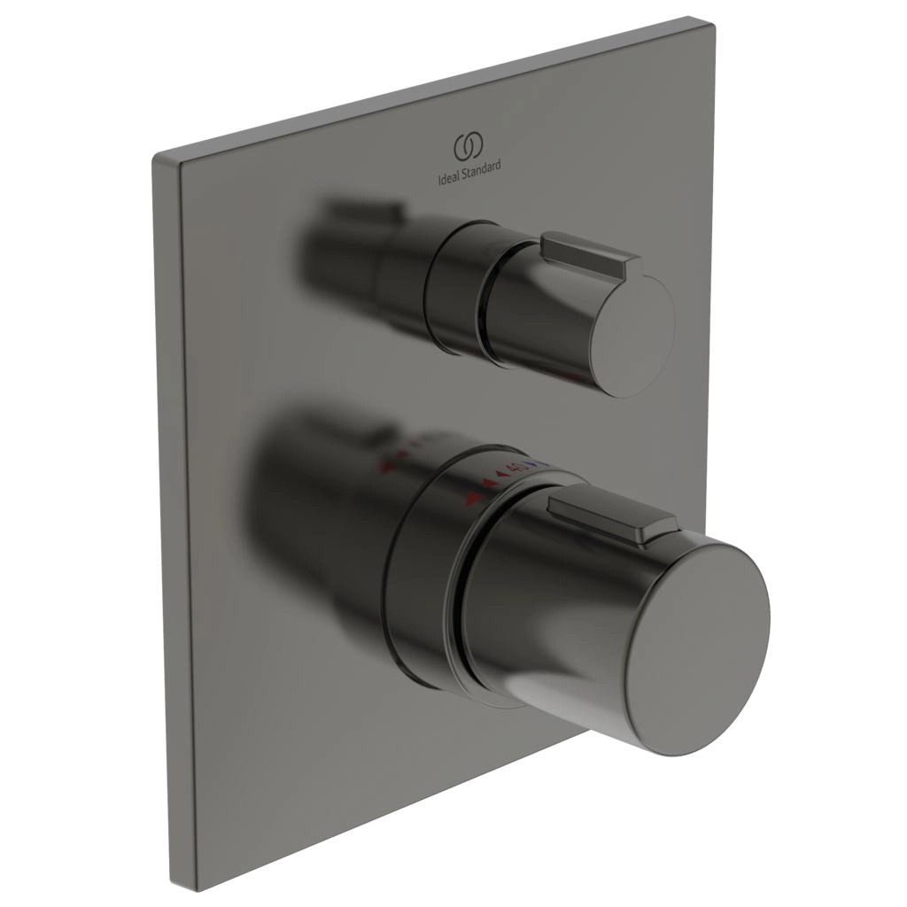 Baterie duș încastrată termostatată 1 cale Ideal Standard Ceratherm C100 Magnetic Grey